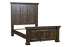 Image of Baird Queen Or King Brownstone Panel Bed "Create Your Own Bedroom" Collection