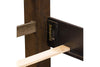 Image of Baird Queen Or King Brownstone Panel Bed "Create Your Own Bedroom" Collection