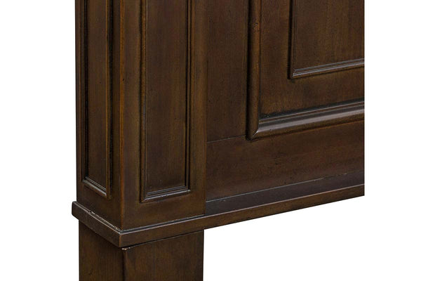 Baird Queen Or King Brownstone Panel Bed "Create Your Own Bedroom" Collection