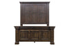 Image of Baird Queen Or King Brownstone Panel Bed "Create Your Own Bedroom" Collection