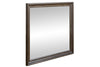 Image of Baird Queen Or King Brownstone Panel Bed "Create Your Own Bedroom" Collection