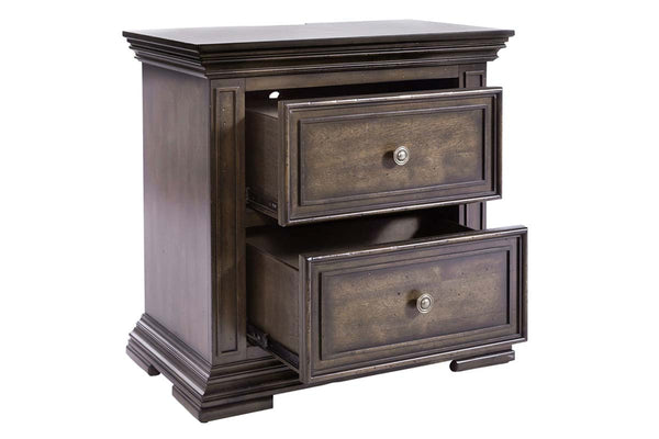 Baird Queen Or King Brownstone Panel Bed "Create Your Own Bedroom" Collection