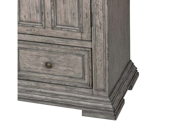 Baird Queen Or King Graystone Panel Bed "Create Your Own Bedroom" Collection