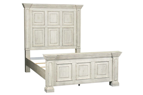 Baird Queen Or King Whitestone Panel Bed "Create Your Own Bedroom" Collection