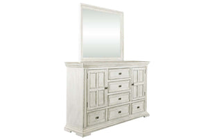 Baird Queen Or King Whitestone Panel Bed 