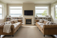 Barrington 118 Inch Chesterfield Tufted Sofa