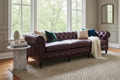 Barrington 118 Inch Chesterfield Tufted Sofa