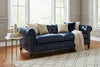 Image of Barrington 84 Inch Chesterfield Apartment Sofa