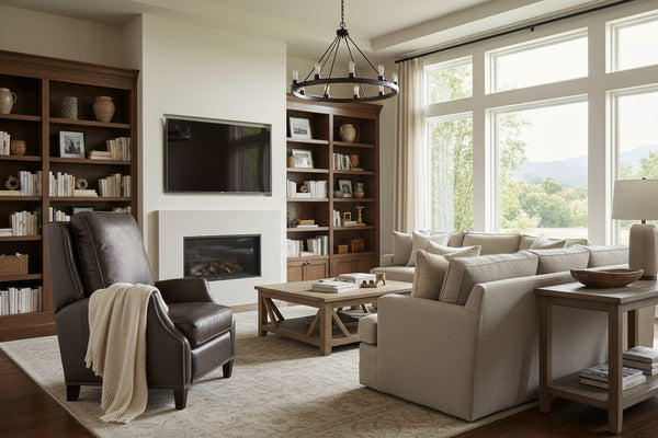 Barry Castle "Quick Ship" Leather Recliner