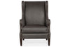 Image of Baylor Heaven Quick Ship Exposed Faux Croc Leather Wingback Accent Chair