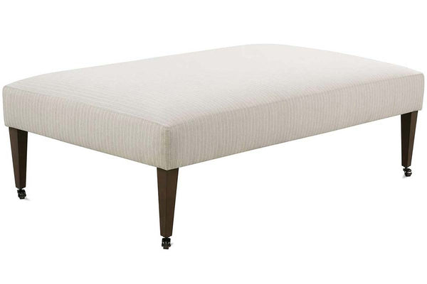 Bedford 62 Inch Large Fabric Upholstered Ottoman