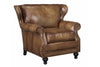 Image of Bellamy Leather Wingback Club Chair