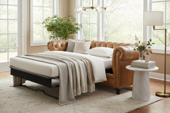 Benedict 88 Inch Chesterfield Queen Sleeper Sofa