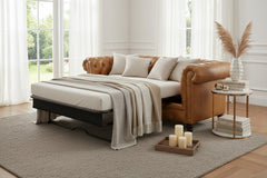 Benedict 88 Inch Chesterfield Queen Sleeper Sofa