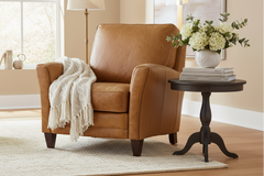 Benjamin Transitional Leather Club Chair