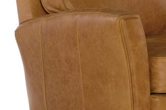 Benjamin Transitional Leather Club Chair