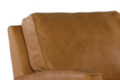 Benjamin Transitional Leather Club Chair
