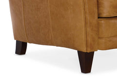 Benjamin Transitional Leather Club Chair