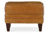 Image of Benjamin Transitional Leather Ottoman
