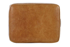 Benjamin Transitional Leather Ottoman