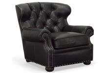 Benson Tufted Chesterfield Style Leather Club Chair