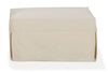 Image of Laura "Designer Style" Slipcovered Ottoman Footstool