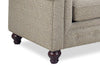 Image of Bowen Traditional 65 Inch 8-Way Hand Tied Tufted Fabric Chesterfield Loveseat