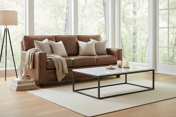 Bowman 82 Inch Small Track Arm Sofa