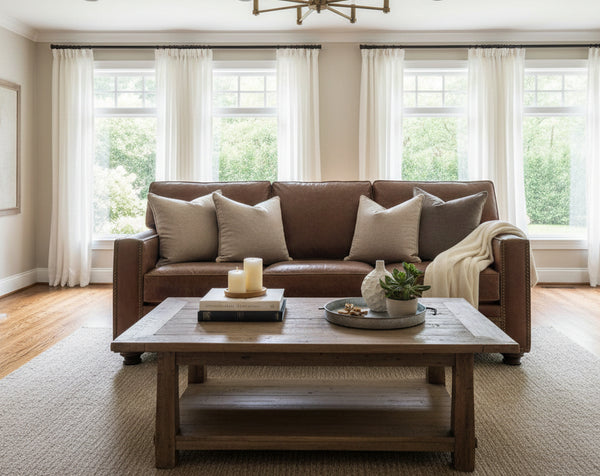 Bowman 82 Inch Small Track Arm Sofa