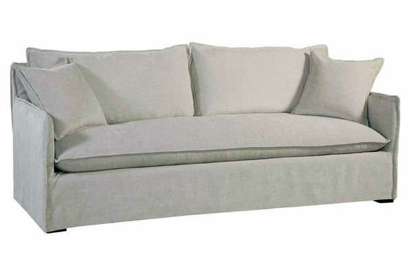 Brianna 85 Inch "Quick Ship" Envelope Welt Slipcovered Sofa