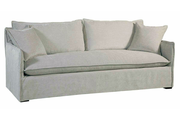 Brianna 85 Inch "Quick Ship" Envelope Welt Slipcovered Sofa -OUT OF STOCK UNTIL 9/25/23