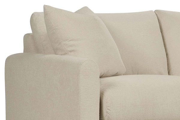 Briggs 97 Inch "Quick Ship" Fabric Upholstered 3 Cushion Sofa