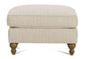 Image of Brin Fabric Upholstered Footstool Ottoman