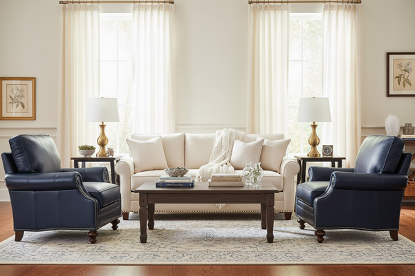 Broadway Traditional Classic Leather Club Chair