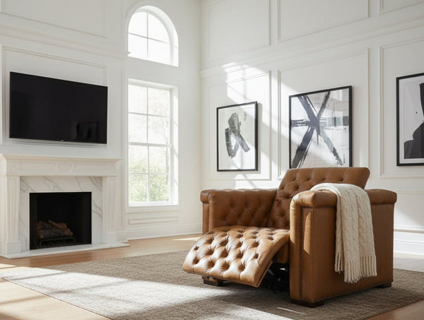 Savion Coin "Quick Ship" Chesterfield Recliner