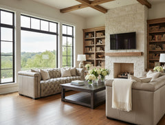 Savion Taupe Chesterfield 88 Inch "Quick Ship" Wall Hugger Power Leather Reclining Sofa