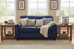 Burton Leather Loveseat