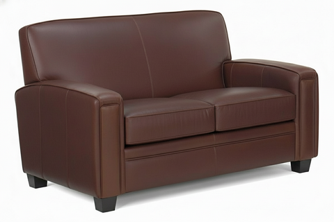 Burton Leather Loveseat