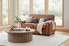 Burton Leather Loveseat