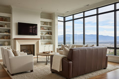 Burton 80 Inch Soho Style Two Seat Leather Sofa