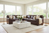 Image of Caden Modern Leather Sectional Couch