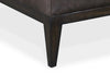 Image of Carey "Quick Ship" Transitional Leather Channel Back Accent Chair