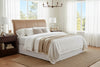 Image of Carlton "Designer Style" Leather Upholstered Sleigh Headboard