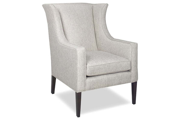 Carole 8-Way Hand Tied Fabric Flared Wingback Chair With Tall Back
