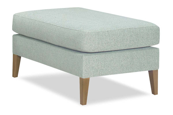 Cassandra 85 Inch 8-Way Hand Tied Contemporary Fabric Sofa With Chaise Ottoman