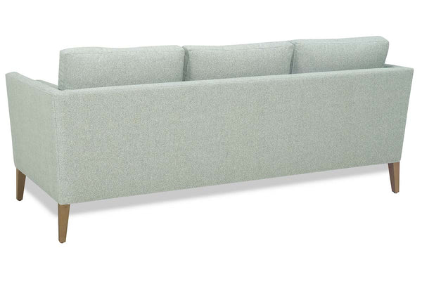 Cassandra 85 Inch 8-Way Hand Tied Three Seat Fabric Sofa With Bolster Pillows