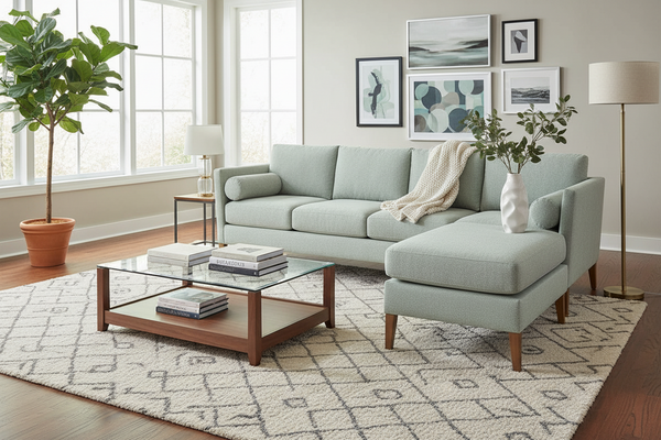 Cassandra 8-Way Hand Tied Contemporary Sofa Collection