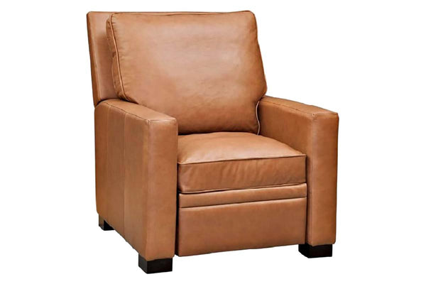 Cassidy Cognac "Quick Ship" Leather Recliner
