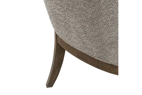 Channing 5 Piece Contemporary Round Oval Pedestal Dining Table Set With Upholstered Chairs