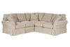 Image of Christine Fabric Slipcovered Sectional Couch